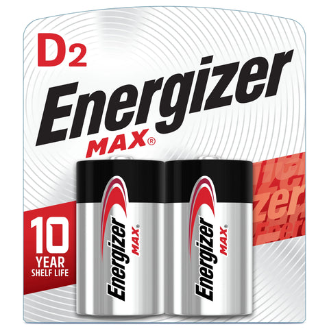 D2 Energizer Max Batteries