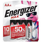 AA4 Energizer Max Batteries