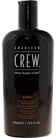 American Crew 3-IN-1 Shampoo/Conditioner/Body Wash - Travel Size